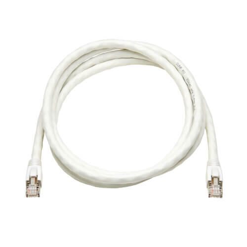 Eaton Tripp Lite Series Cat8 25G/40G Certified Snagless Shielded S/FTP Ethernet Kabel (RJ45 Stecker/Stecker), PoE, White, 6 ft. (1.83 m)