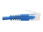 Eaton Tripp Lite Series Down-Angle Cat6 Gigabit Molded Slim UTP Ethernet Kabel (RJ45 Right-Angle Down M zu RJ45 M), Blue, 10 ft. (3.05 m)