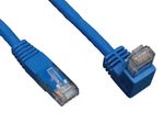 Eaton Tripp Lite Series Down-Angle Cat6 Gigabit Molded UTP Ethernet Kabel (RJ45 Right-Angle Down M zu RJ45 M), Blue, 10 ft. (3.05 m)