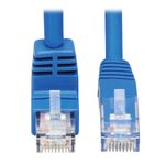 Eaton Tripp Lite Series Down-Angle Cat6 Gigabit Molded UTP Ethernet Kabel (RJ45 Right-Angle Down M zu RJ45 M), Blue, 15 ft. (4.57 m)