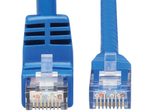 Eaton Tripp Lite Series Down-Angle Cat6 Gigabit Molded UTP Ethernet Kabel (RJ45 Right-Angle Down M zu RJ45 M), Blue, 15 ft. (4.57 m)
