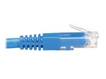 Eaton Tripp Lite Series Down-Angle Cat6 Gigabit Molded UTP Ethernet Kabel (RJ45 Right-Angle Down M zu RJ45 M), Blue, 15 ft. (4.57 m)