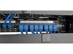 Eaton Tripp Lite Series Down-Angle Cat6 Gigabit Molded UTP Ethernet Kabel (RJ45 Right-Angle Down M zu RJ45 M), Blue, 3 ft. (0.91 m)