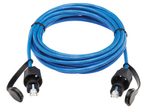 Eaton Tripp Lite Series Industrial Cat6 UTP Ethernet Kabel (RJ45 Stecker/Stecker), 100W PoE, CMR-LP, IP68, Blue, 16 ft. (4.88 m)