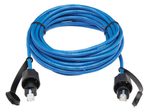 Eaton Tripp Lite Series Industrial Cat6 UTP Ethernet Kabel (RJ45 Stecker/Stecker), 100W PoE, CMR-LP, IP68, Blue, 23 ft. (7.01 m)