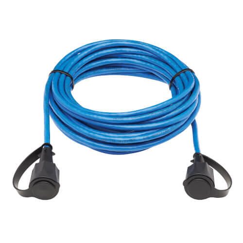 Eaton Tripp Lite Series Industrial Cat6 UTP Ethernet Kabel (RJ45 Stecker/Stecker), 100W PoE, CMR-LP, IP68, Blue, 23 ft. (7.01 m)