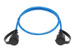 Eaton Tripp Lite Series Industrial Cat6 UTP Ethernet Kabel (RJ45 Stecker/Stecker), 100W PoE, CMR-LP, IP68, Blue, 3 ft. (0.91 m)