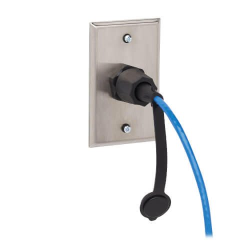 Eaton Tripp Lite Series Industrial Cat6 UTP Ethernet Kabel (RJ45 Stecker/Stecker), 100W PoE, CMR-LP, IP68, Blue, 33 ft. (10.05 m)