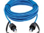 Eaton Tripp Lite Series Industrial Cat6 UTP Ethernet Kabel (RJ45 Stecker/Stecker), 100W PoE, CMR-LP, IP68, Blue, 33 ft. (10.05 m)