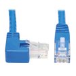 Eaton Tripp Lite Series Right-Angle Cat6 Gigabit Molded UTP Ethernet Kabel (RJ45 Right-Angle M zu RJ45 M), Blue, 15 ft. (4.57 m)