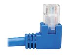 Eaton Tripp Lite Series Right-Angle Cat6 Gigabit Molded UTP Ethernet Kabel (RJ45 Right-Angle M zu RJ45 M), Blue, 15 ft. (4.57 m)