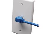 Eaton Tripp Lite Series Right-Angle Cat6 Gigabit Molded UTP Ethernet Kabel (RJ45 Right-Angle M zu RJ45 M), Blue, 3 ft. (0.91 m)