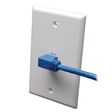 Eaton Tripp Lite Series Right-Angle Cat6 Gigabit Molded UTP Ethernet Kabel (RJ45 Right-Angle M zu RJ45 M), Blue, 3 ft. (0.91 m)