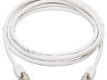 Eaton Tripp Lite Series Safe-IT Cat6a 10G Snagless Antibacterial S/FTP Ethernet Kabel (RJ45 Stecker/Stecker), PoE, White, 14 ft. (4.27 m)