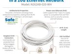 Eaton Tripp Lite Series Safe-IT Cat6a 10G Snagless Antibacterial S/FTP Ethernet Kabel (RJ45 Stecker/Stecker), PoE, White, 20 ft. (6.09 m)