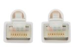Eaton Tripp Lite Series Safe-IT Cat6a 10G Snagless Antibacterial S/FTP Ethernet Kabel (RJ45 Stecker/Stecker), PoE, White, 20 ft. (6.09 m)