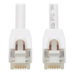 Eaton Tripp Lite Series Safe-IT Cat6a 10G Snagless Antibacterial S/FTP Ethernet Kabel (RJ45 Stecker/Stecker), PoE, White, 25 ft. (7.62 m)