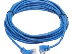 Eaton Tripp Lite Series Up/Down-Angle Cat6 Gigabit Molded Slim UTP Ethernet Kabel (RJ45 Up-Angle M zu RJ45 Down-Angle M), Blue, 15 ft. (4.57 m)