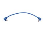 Eaton Tripp Lite Series Up/Down-Angle Cat6 Gigabit Molded UTP Ethernet Kabel (RJ45 Up-Angle M zu RJ45 Down-Angle M), Blue, 1 ft. (0.31 m)