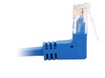 Eaton Tripp Lite Series Up-Angle Cat6 Gigabit Molded Slim UTP Ethernet Kabel (RJ45 Right-Angle Up M zu RJ45 M), Blue, 1 ft. (0.31 m)