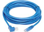 Eaton Tripp Lite Series Up-Angle Cat6 Gigabit Molded UTP Ethernet Kabel (RJ45 Right-Angle Up M zu RJ45 M), Blue, 15 ft. (4.57 m)