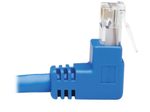Eaton Tripp Lite Series Up-Angle Cat6 Gigabit Molded UTP Ethernet Kabel (RJ45 Right-Angle Up M zu RJ45 M), Blue, 15 ft. (4.57 m)