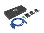 Eaton Tripp Lite Series 10-Port Industrial-Grade USB 3.0 SuperSpeed Hub - 20 kV ESD Immunity, Metal Housing, Mountable
