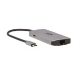 Eaton Tripp Lite Series 3-Port USB-C Hub - USB 3.2 Gen 1, 3 USB-A Ports, GbE, Thunderbolt 3, 100W PD Charging, Aluminum Housing