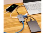 Eaton Tripp Lite Series 3-Port USB-C Hub - USB 3.2 Gen 1, 3 USB-A Ports, GbE, Thunderbolt 3, 100W PD Charging, Aluminum Housing