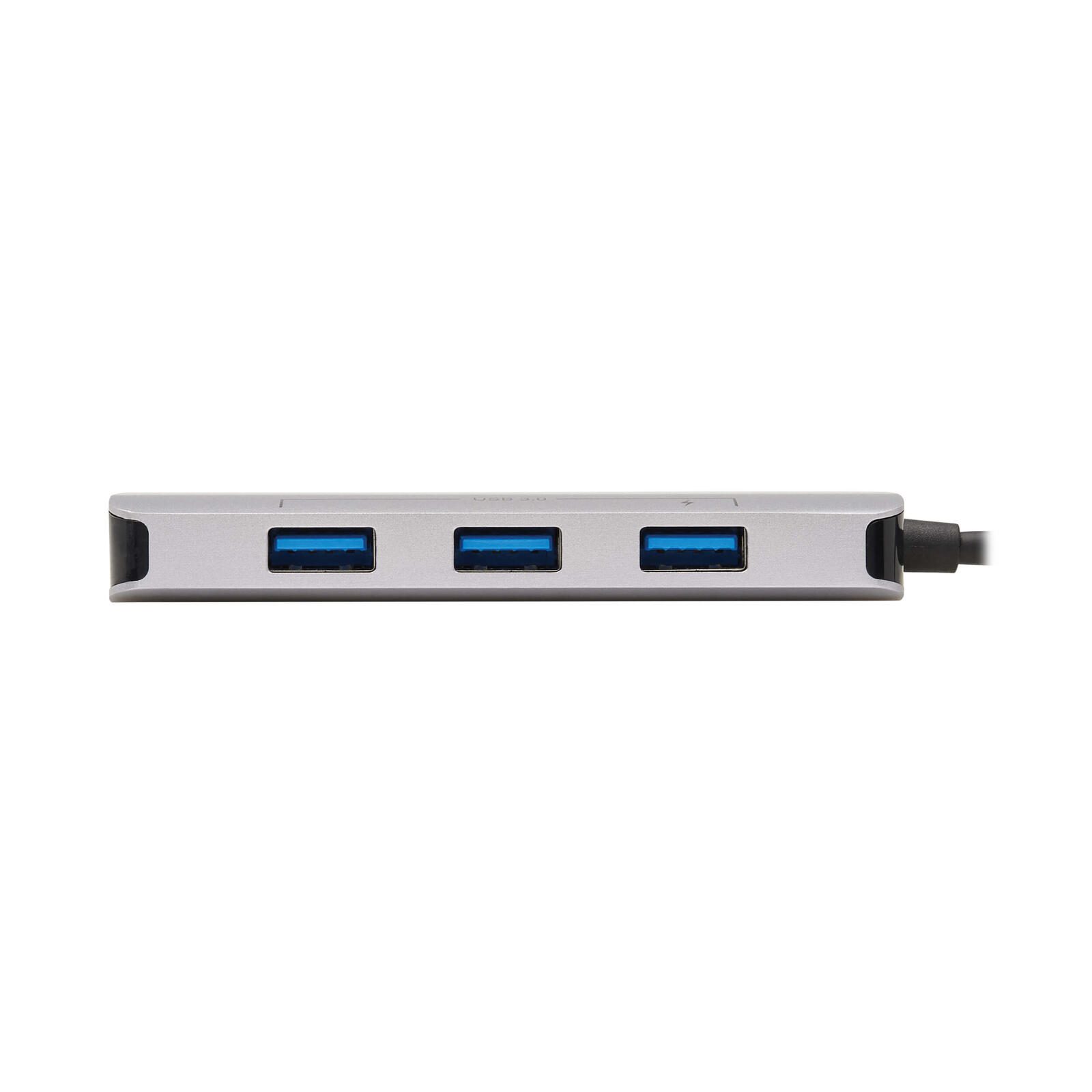 Eaton Tripp Lite Series 3-Port USB-C Hub - USB 3.2 Gen 1, 3 USB-A Ports, GbE, Thunderbolt 3, 100W PD Charging, Aluminum Housing