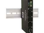 Eaton Tripp Lite Series 4-Port Industrial-Grade USB 2.0 Hub - 15 kV ESD Immunity, Metal Housing, Mountable