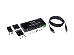 Eaton Tripp Lite Series 4-Port Industrial-Grade USB 2.0 Hub - 15 kV ESD Immunity, Metal Housing, Mountable
