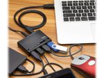Eaton Tripp Lite Series 4-Port USB-A Mini Hub - USB 3.2 Gen 1, International Plug Adapters