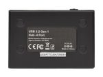 Eaton Tripp Lite Series 4-Port USB-A Mini Hub - USB 3.2 Gen 1, International Plug Adapters