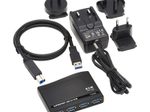 Eaton Tripp Lite Series 4-Port USB-A Mini Hub - USB 3.2 Gen 1, International Plug Adapters