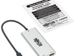 Eaton Tripp Lite Series Dual-Monizur Thunderbolt 3 zu HDMI Adapter (M/2xF) - 4K 60 Hz, 4:4:4, Silver
