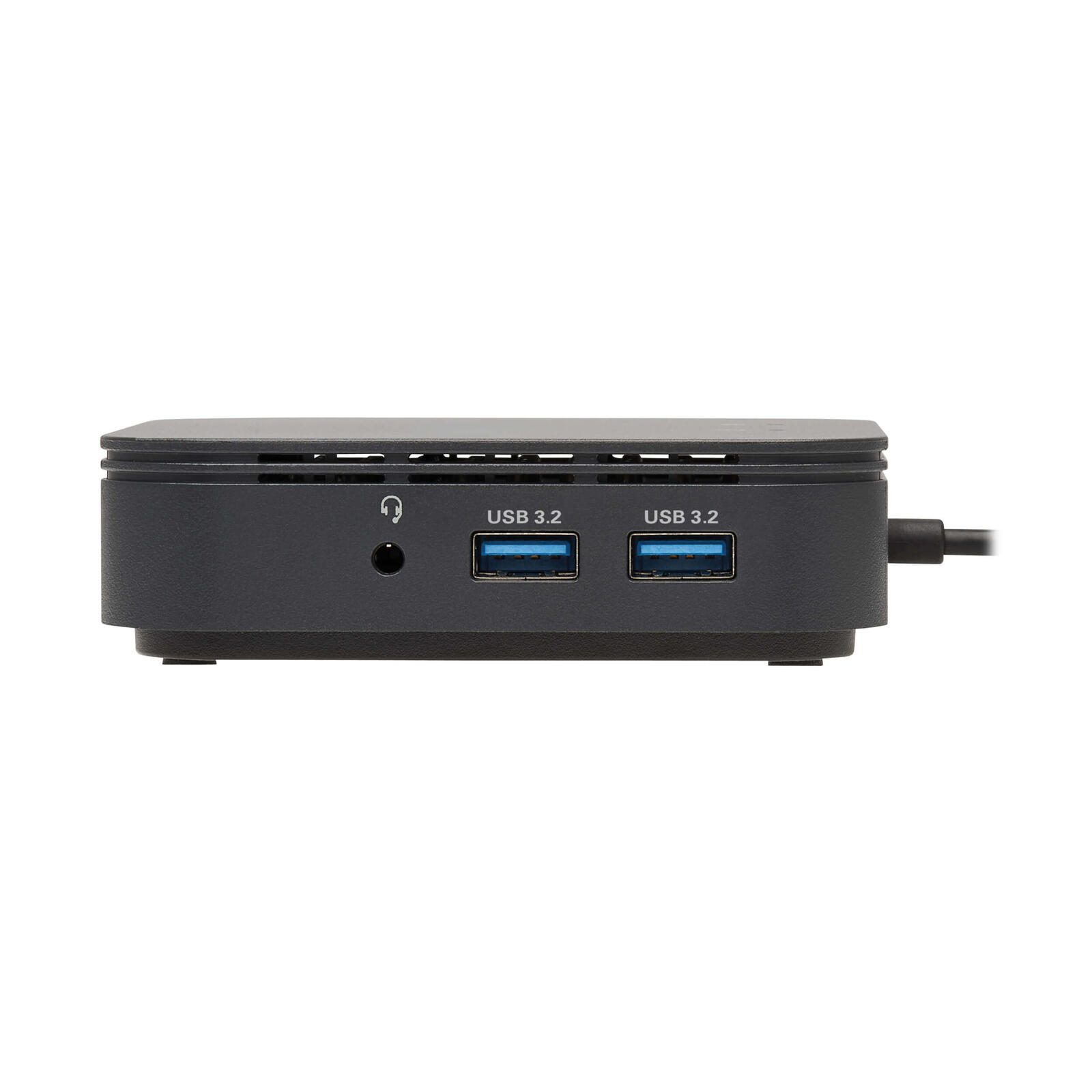 Eaton Tripp Lite Series Thunderbolt 3 Dual Monizur Docking Station - 8K/30Hz DisplayPort, 4K/60Hz HDMI, USB 3.2 Gen 2, GbE, 60W PD Charging - Schwarz
