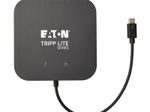 Eaton Tripp Lite Series Thunderbolt 3 Dual Monizur Docking Station - 8K/30Hz DisplayPort, 4K/60Hz HDMI, USB 3.2 Gen 2, GbE, 60W PD Charging - Schwarz