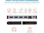 Eaton Tripp Lite Series USB-C Dock - 4K HDMI, USB 3.2 Gen 1, USB-A Hub, GbE, Memory Card, 100W PD Charging, Detachable Cord