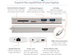 Eaton Tripp Lite Series USB-C Dock - 4K HDMI, USB 3.2 Gen 1, USB-A/C Hub, GbE, Memory Card, 60W PD Charging
