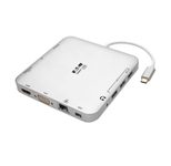 Eaton Tripp Lite Series USB-C Dock, Dual Display - 4K HDMI/mDP, VGA, USB 3.2 Gen 1, USB-A/C Hub, GbE, 60W PD Charging