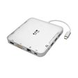 Eaton Tripp Lite Series USB-C Dock, Dual Display - 4K HDMI/mDP, VGA, USB 3.2 Gen 1, USB-A/C Hub, GbE, 60W PD Charging
