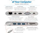 Eaton Tripp Lite Series USB-C Dock, Dual Display - 4K HDMI/mDP, VGA, USB 3.2 Gen 1, USB-A/C Hub, GbE, Memory Card, 100W PD Charging
