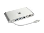Eaton Tripp Lite Series USB-C Dock, Dual Display - 4K HDMI/mDP, VGA, USB 3.2 Gen 1, USB-A/C Hub, GbE, Memory Card, 100W PD Charging