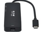 Eaton Tripp Lite Series USB-C Multiport Adapter - 4K 60 Hz HDMI, 3 USB-A Hub Ports, 100W PD Charging, HDR, HDCP 2.2