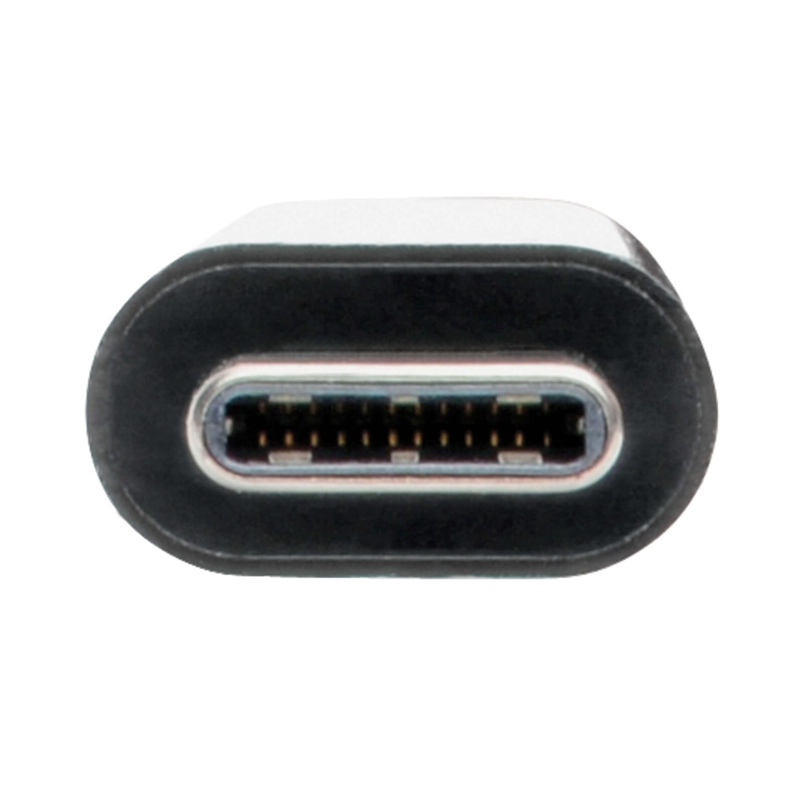 Eaton Tripp Lite Series USB-C Multiport Adapter - 4K HDMI, USB-A Port, GbE, 60W PD Charging, HDCP, Schwarz