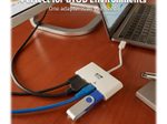 Eaton Tripp Lite Series USB-C Multiport Adapter - 4K HDMI, USB-A Port, GbE, 60W PD Charging, HDCP, White
