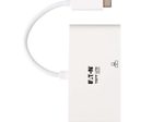 Eaton Tripp Lite Series USB-C Multiport Adapter - 4K HDMI, USB-A Port, GbE, 60W PD Charging, HDCP, White
