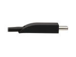 Eaton Tripp Lite Series USB-C Multiport Adapter - 4K HDMI, USB-A, GbE, Self-Szuring Kabel, 100W PD Charging, Schwarz
