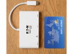 Eaton Tripp Lite Series USB-C Multiport Adapter - 4K HDMI, VGA, USB-A, GbE, HDCP, White